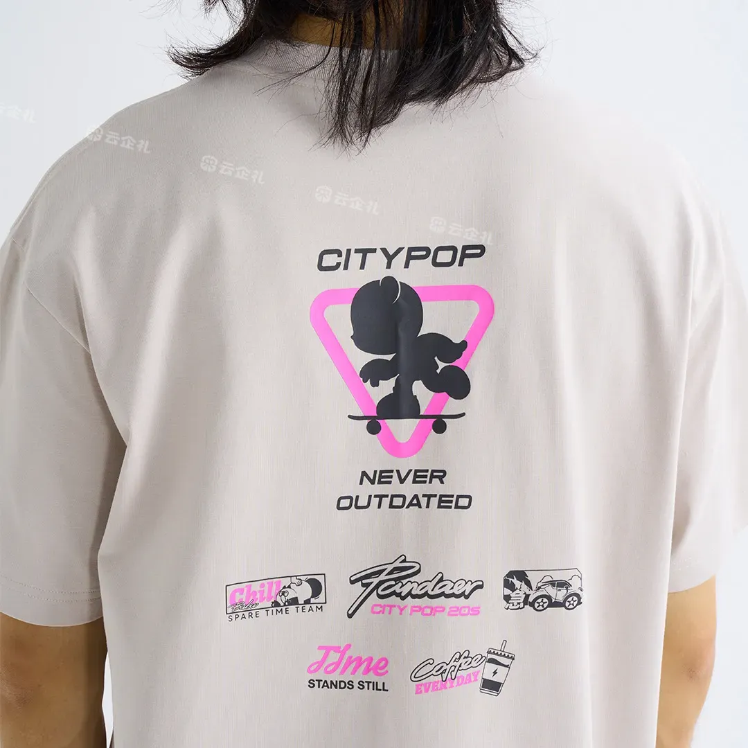 佐案设计 PANDAER City Pop 凉感滑板T恤