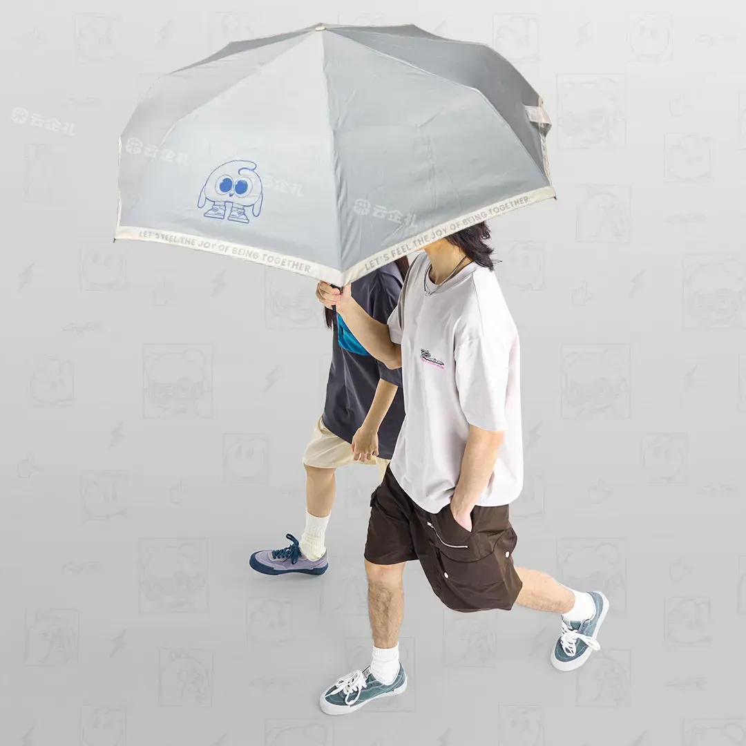 吉利定制 节节收遇水浮花 水滴雨伞