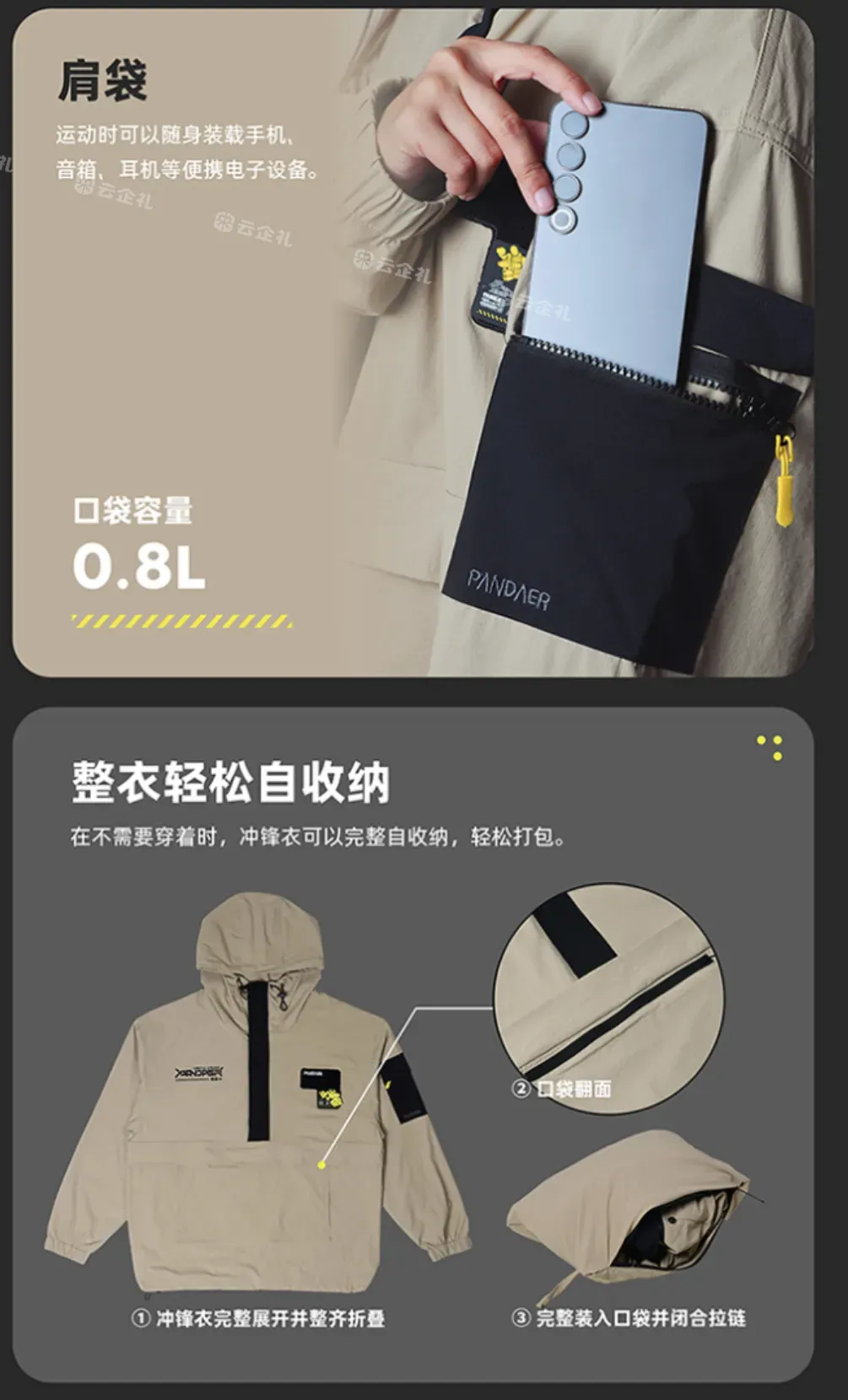 佐案设计合作品牌：PANDAER「合金装备」工装套装