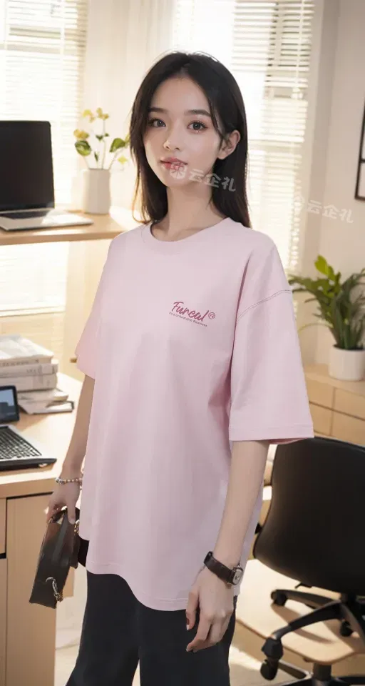 自研款美式手绘FUNNY IDEAS T恤