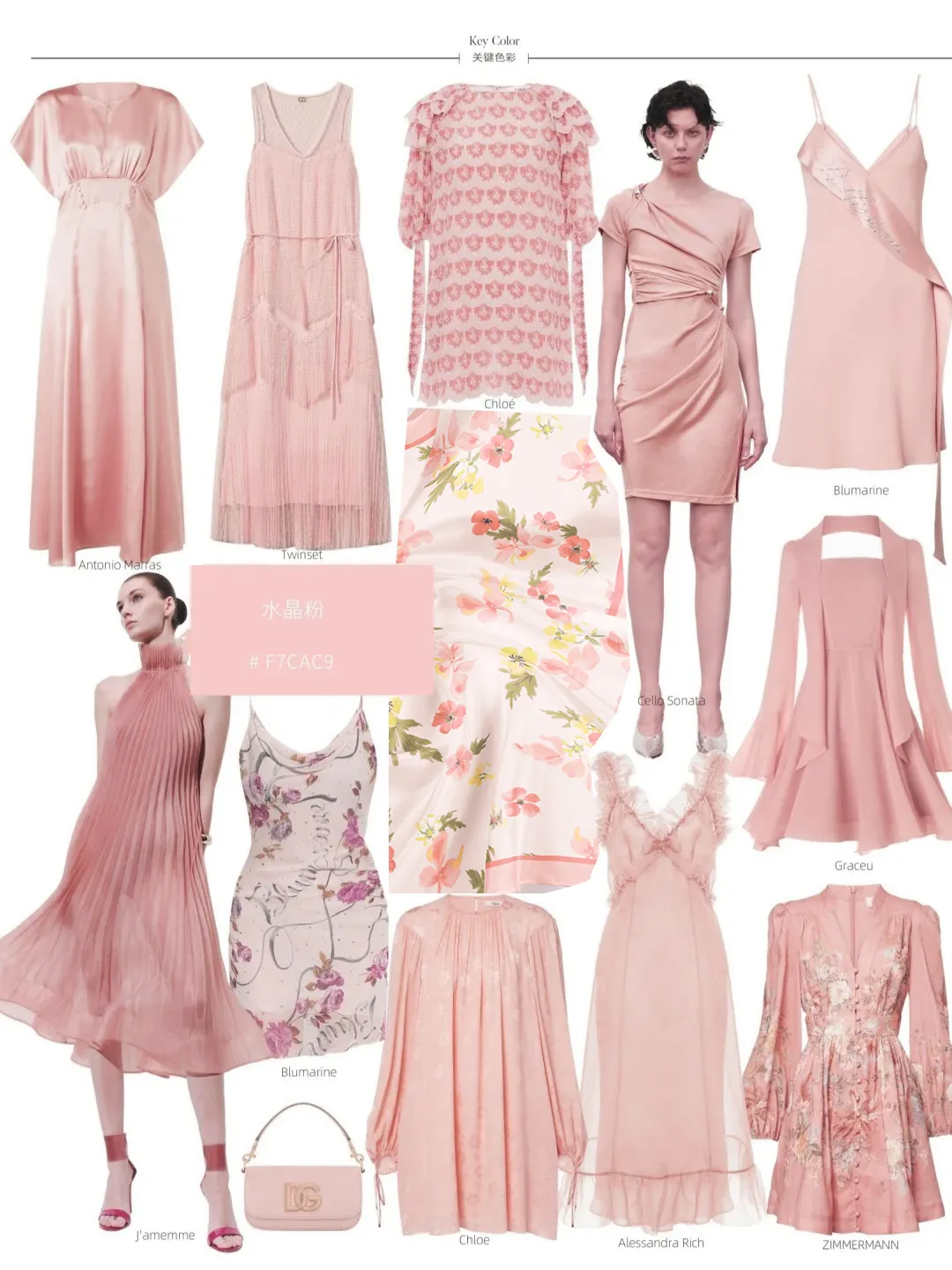 春日里的花朵 花型图案